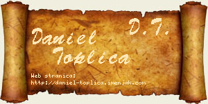 Daniel Toplica vizit kartica